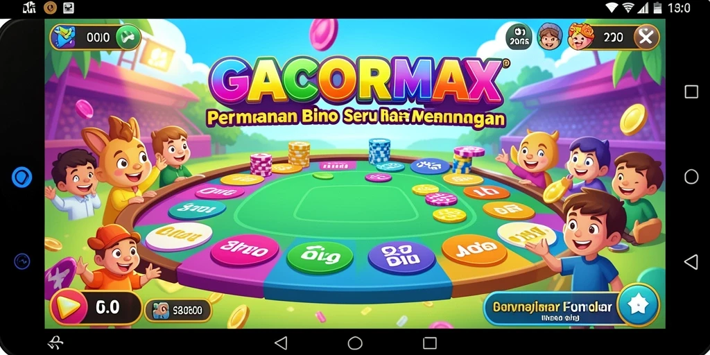 Screenshot gameplay GACORMAX menampilkan keseruan bermain Bingo.