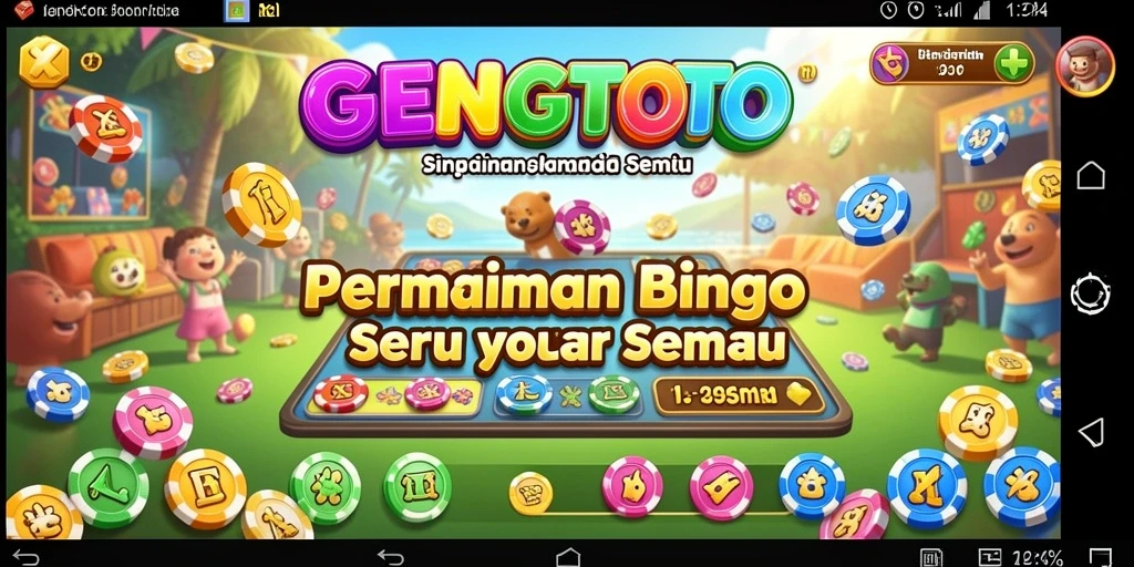 Tampilan gameplay seru GENGTOTO dengan suasana Bingo yang menyenangkan.