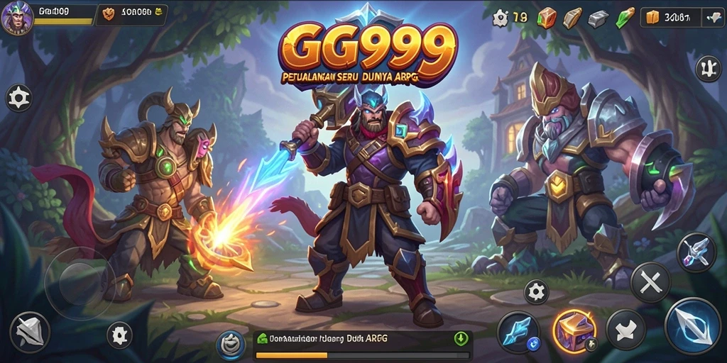 Tampilan gameplay GG999 yang menarik dan penuh aksi.