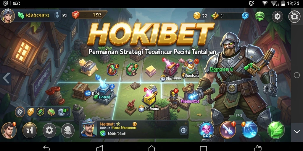 Tampilan menawan dari HOKIBET dengan gameplay strategi yang menantang.