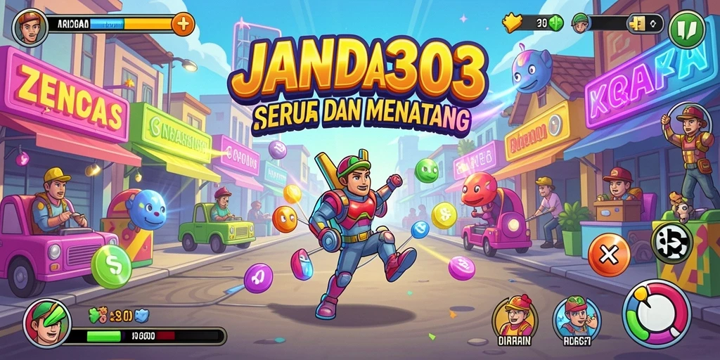 Tampilan gameplay JANDA303 yang penuh aksi dan tantangan.