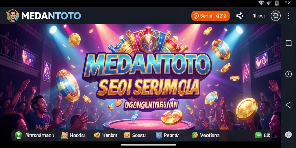 Screenshot gameplay MEDANTOTO menampilkan slot dengan desain menawan.