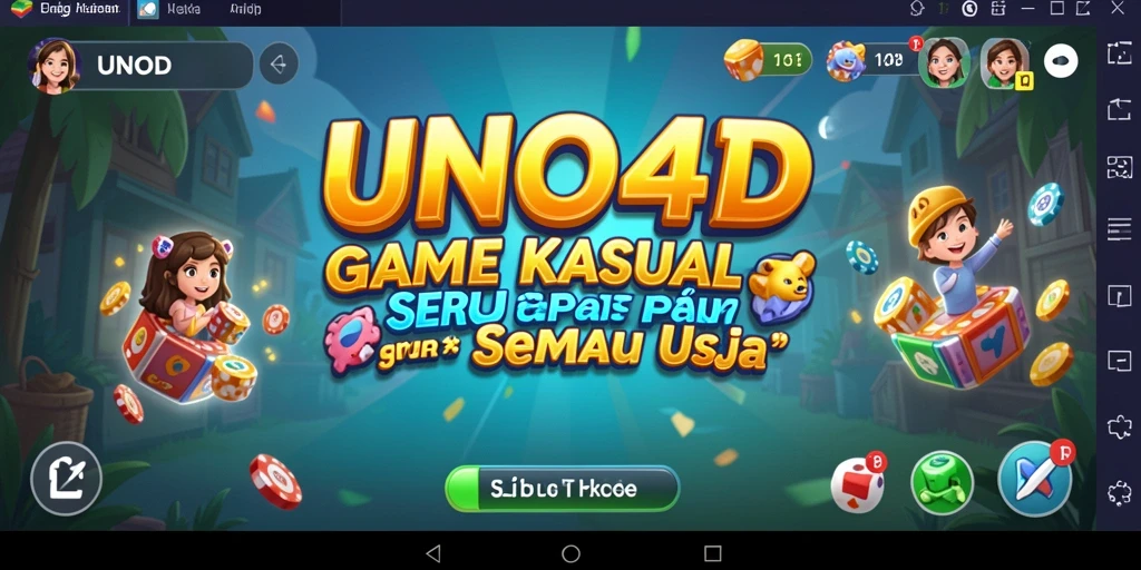 Tampilan gameplay seru dan interaktif dari UNO4D.