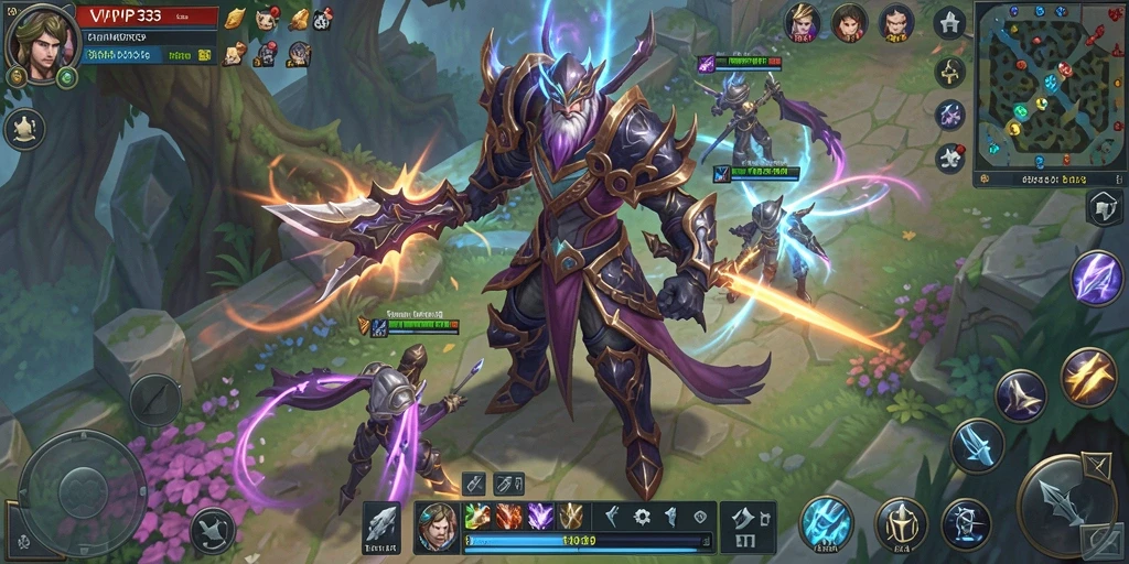 Tangkapan layar gameplay <strong>VIP333</strong> yang menampilkan pertarungan seru di dunia MMORPG.