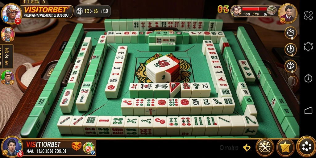 Tampilan gameplay Mahjong yang menarik dan penuh warna.