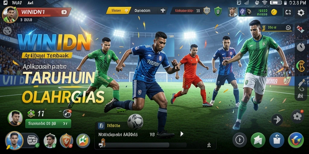 Tampilan permainan taruhan olahraga yang menarik dan interaktif.